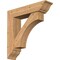 Ekena Millwork Westlake Traditional Smooth Bracket w/ Offset Brace, Western Red Cedar, 7 1/2"W x 32"D x 32"H BKT0806X32X32WTL01SWR - alternate 1